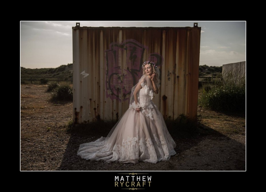 Bridal shoot by Matthew Rycraft for The Brides Room of Birkdale