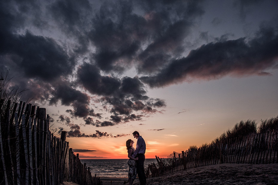 Pre Wedding Shoot with Sunset on the beach