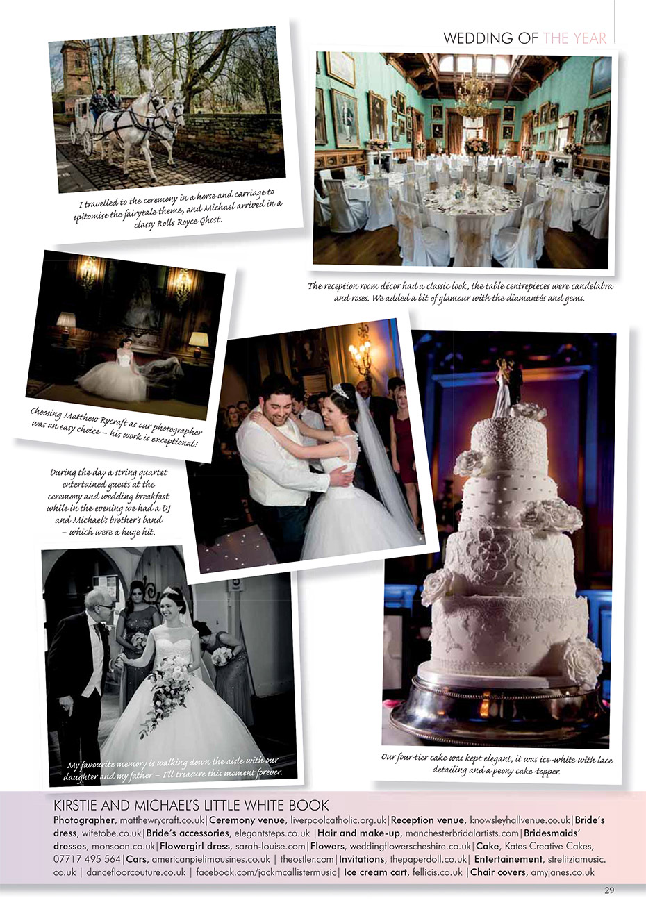 2016 Merseyside & Cheshire Wedding of the Year Winners