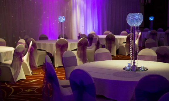 Wedding Tables at the Marriott Hotel