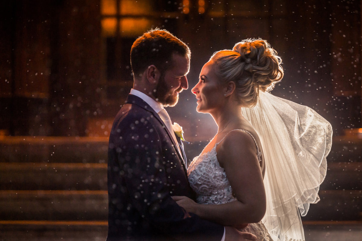 Rain Wedding Day Photograph