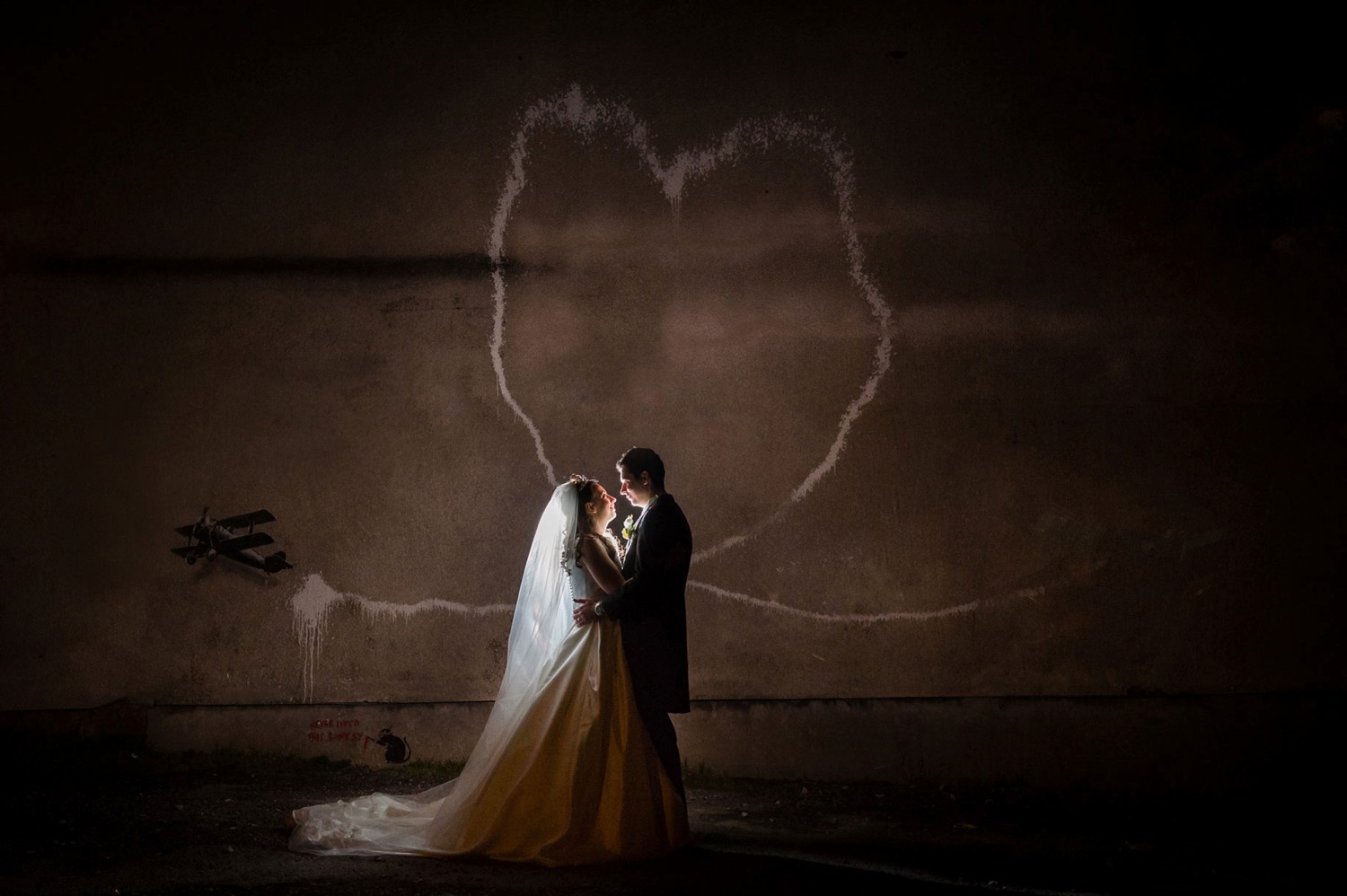 Love Heart Wedding Photo