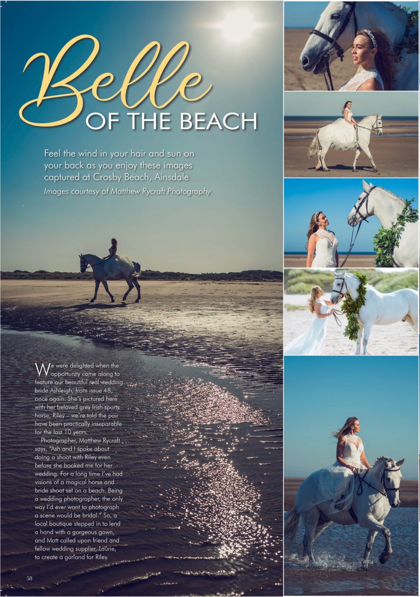 Bridal Horse Shoot Magazine Feature #1