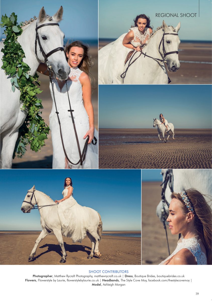 Bridal Horse Shoot Magazine Feature #2