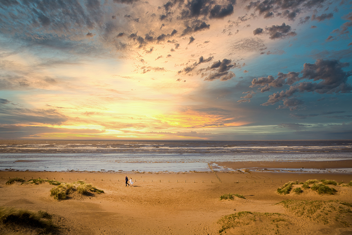 southport weddings photographer Ainsdale beach