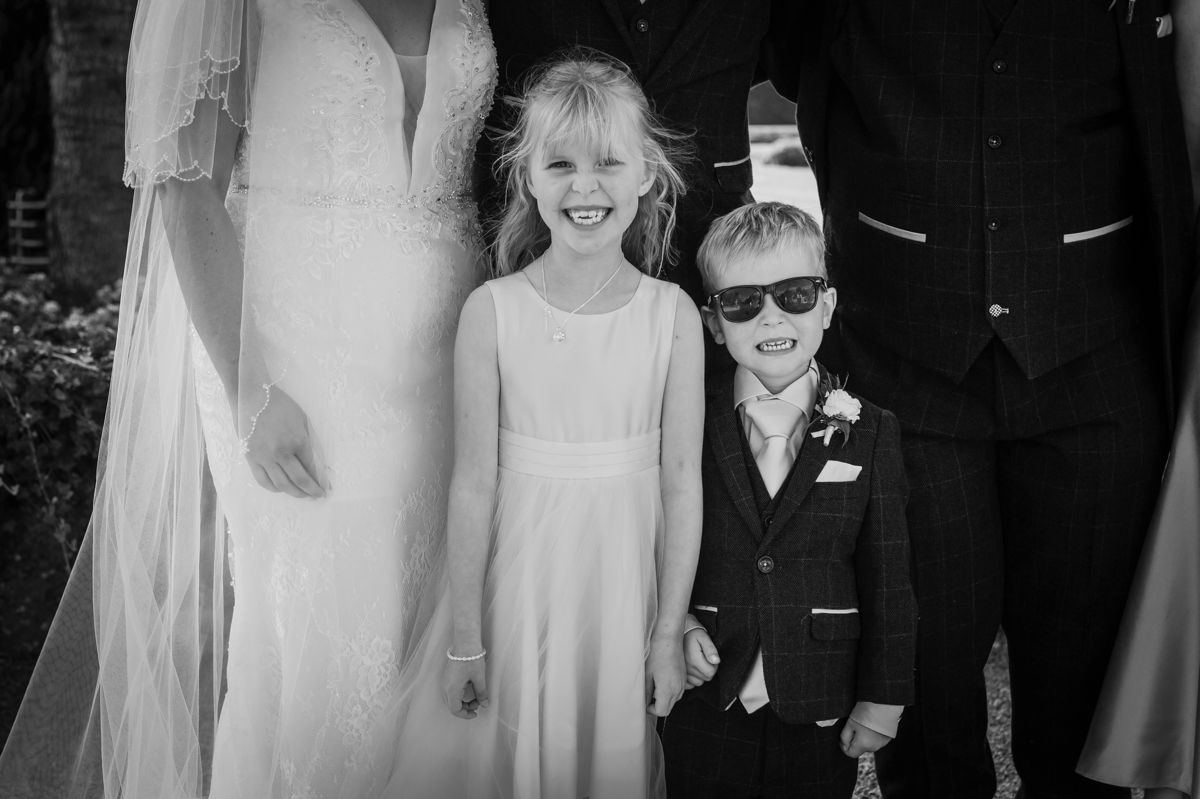 Eaves Hall Wedding Page Boy Sunglasses
