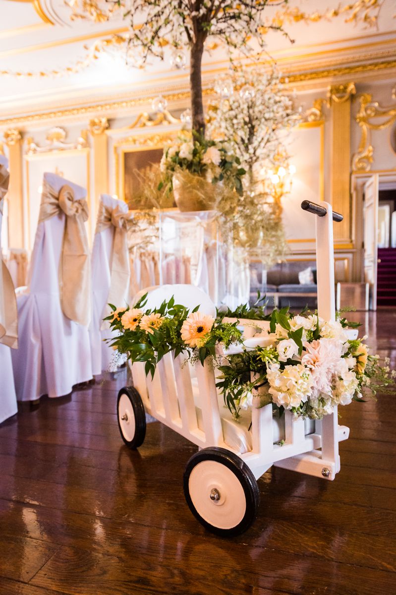Knowsley Hall Wedding cart