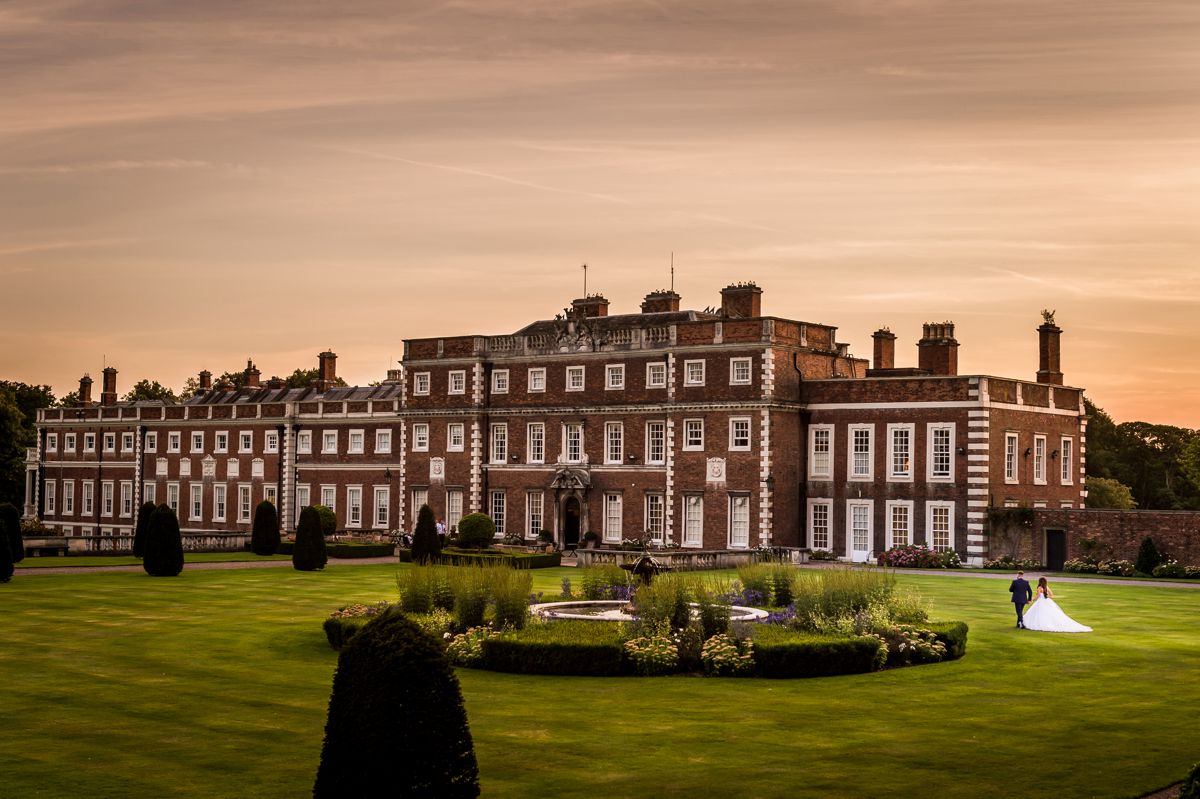 Knowsley Hall Wedding Sunset