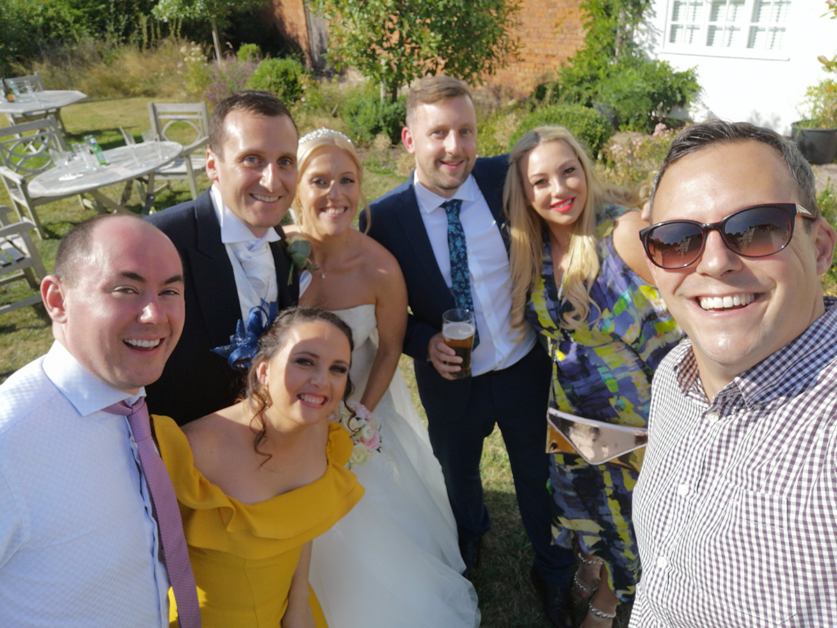 Matthew-Rycraft-Wedding-Photographer-Selfie-with-Bride-and-Groom