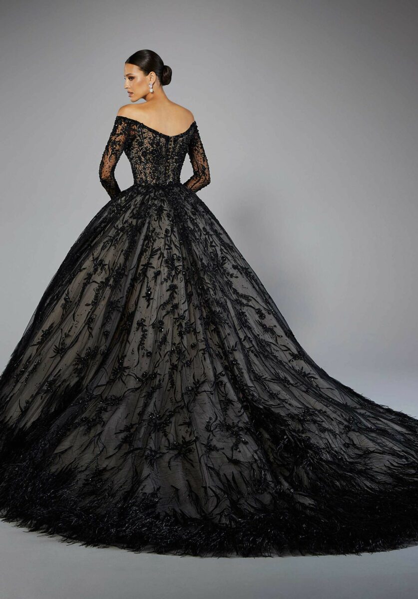 Morilee Kristabelle's style 8226 BLACK WEDDING DRESS