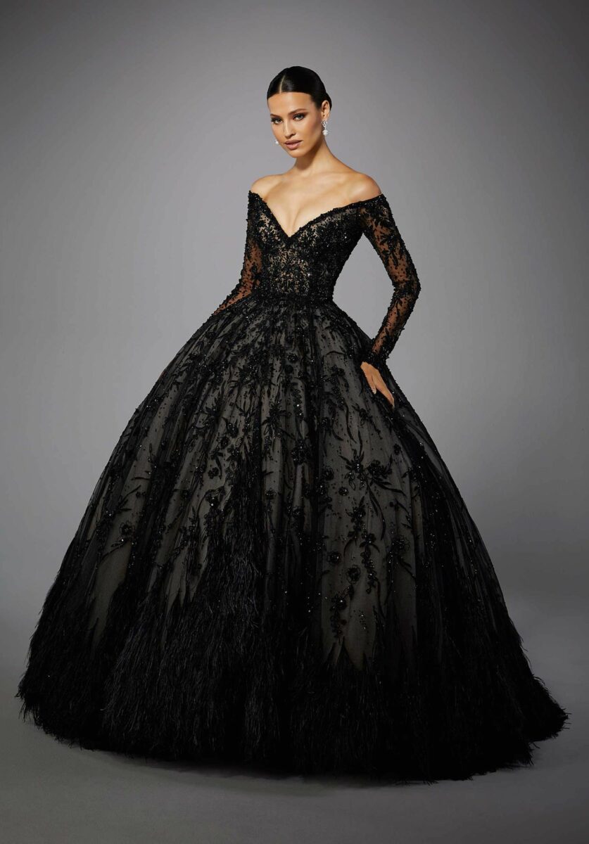 Morilee Kristabelle's style 8226 BLACK WEDDING DRESS