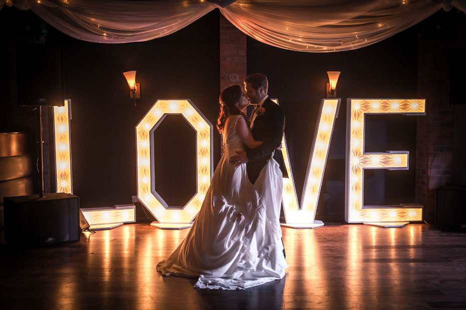 Bartle Hall First Dance Love Sign