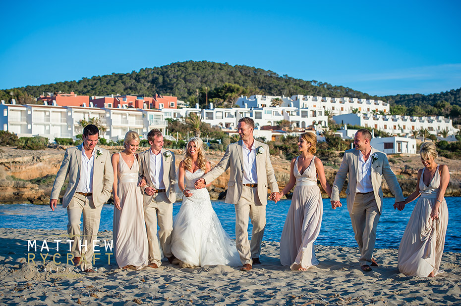 Bridal Party Abroad Wedding