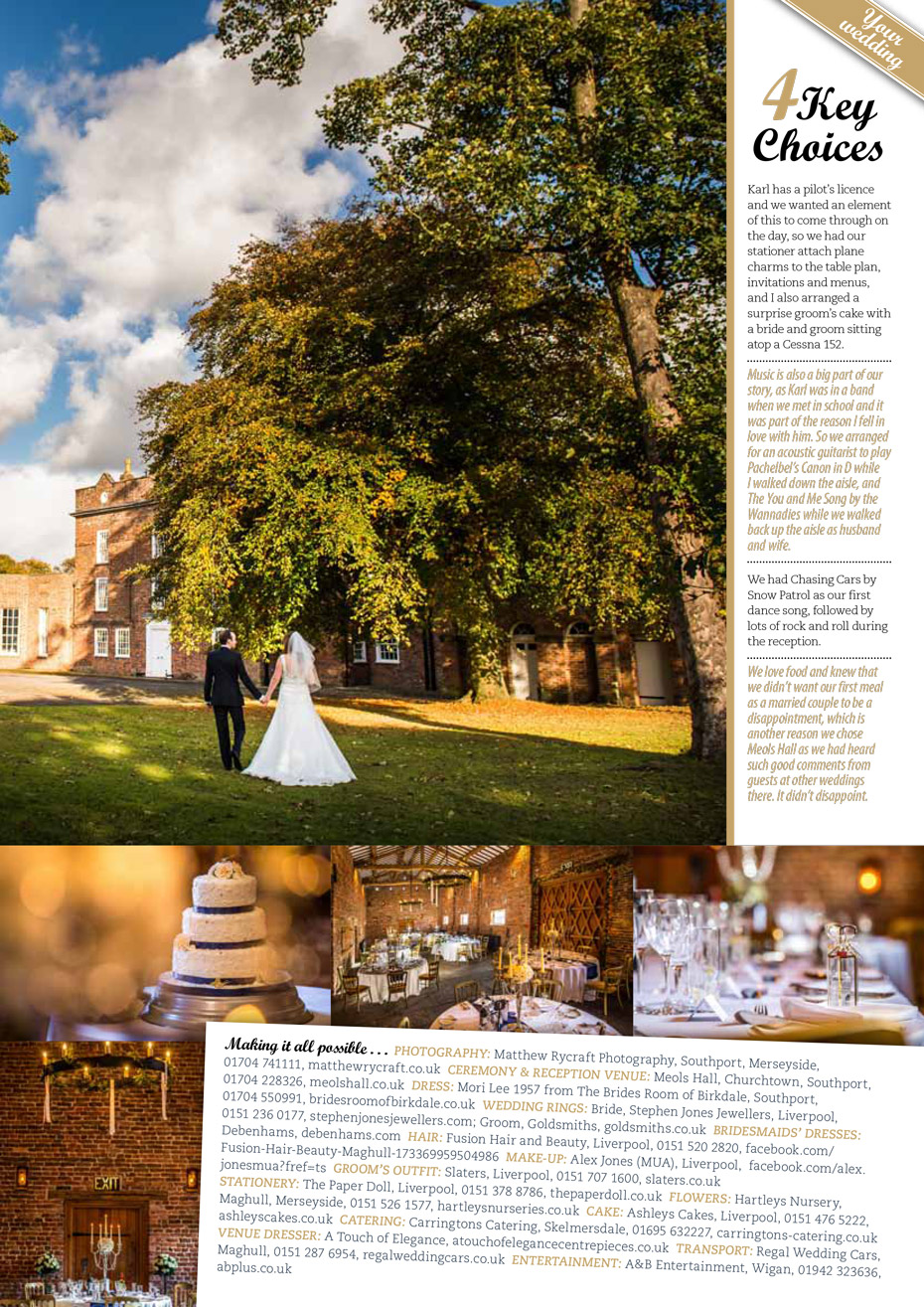 Lancashire Bride Magazine - Meols Hall 2