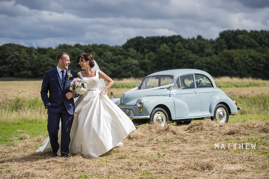 Morris Minor Wedding Car