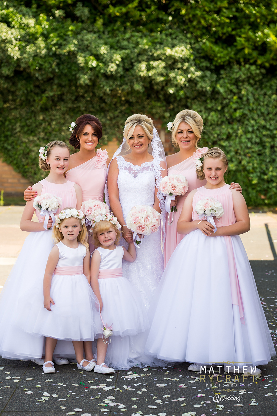 Bridesmaids and Flower Girl dresses