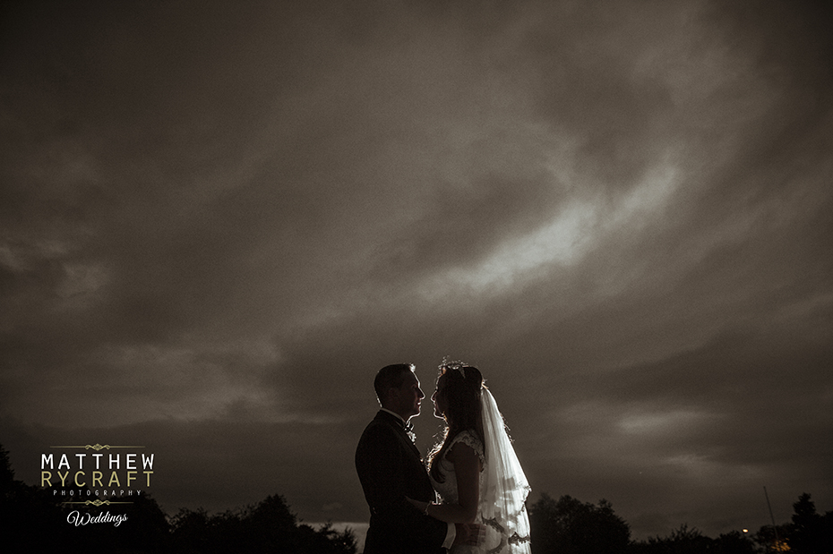 Nighttime Wedding Photography