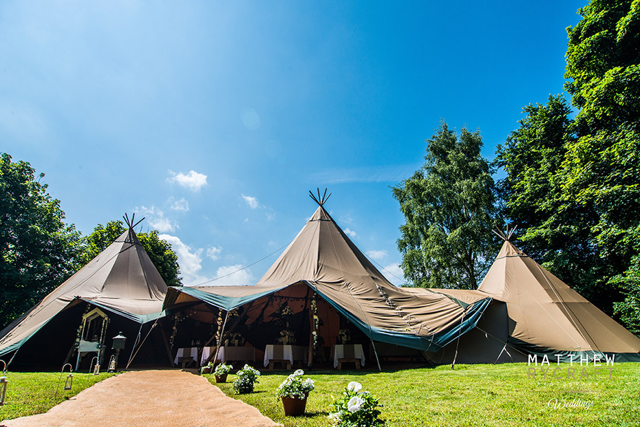 Tipi Wedding Photograph