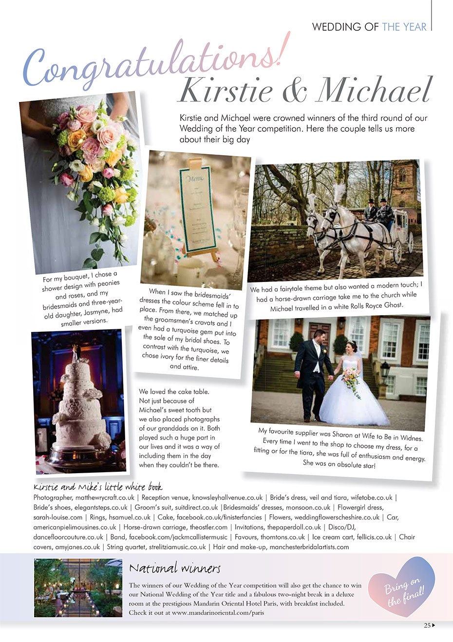 Your Cheshire and Merseyside Wedding Magazine - Wedding of the Year