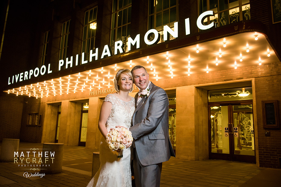 Liverpool Philharmonic Wedding Photograph