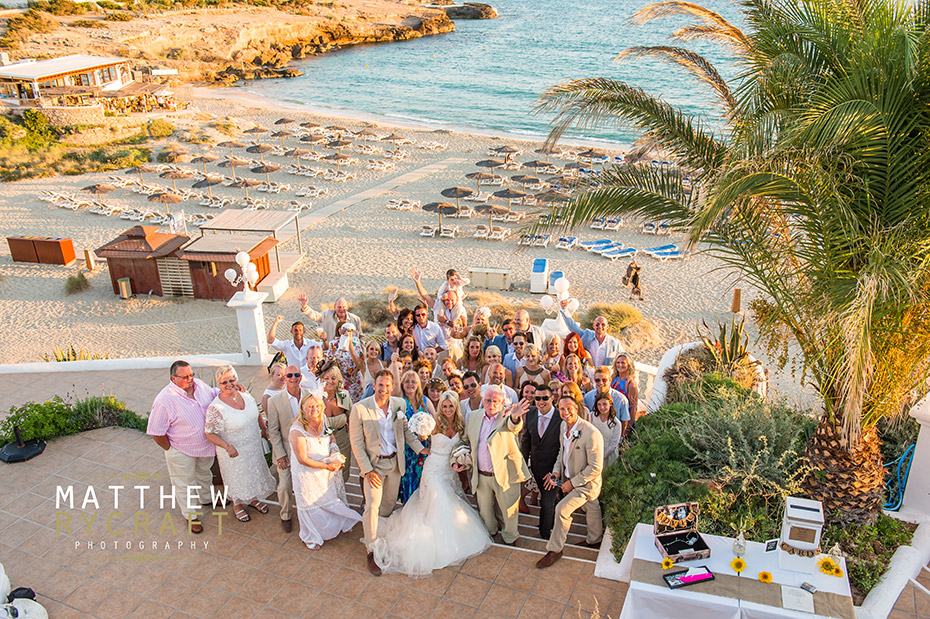 Wedding group Shot Abroad Wedding