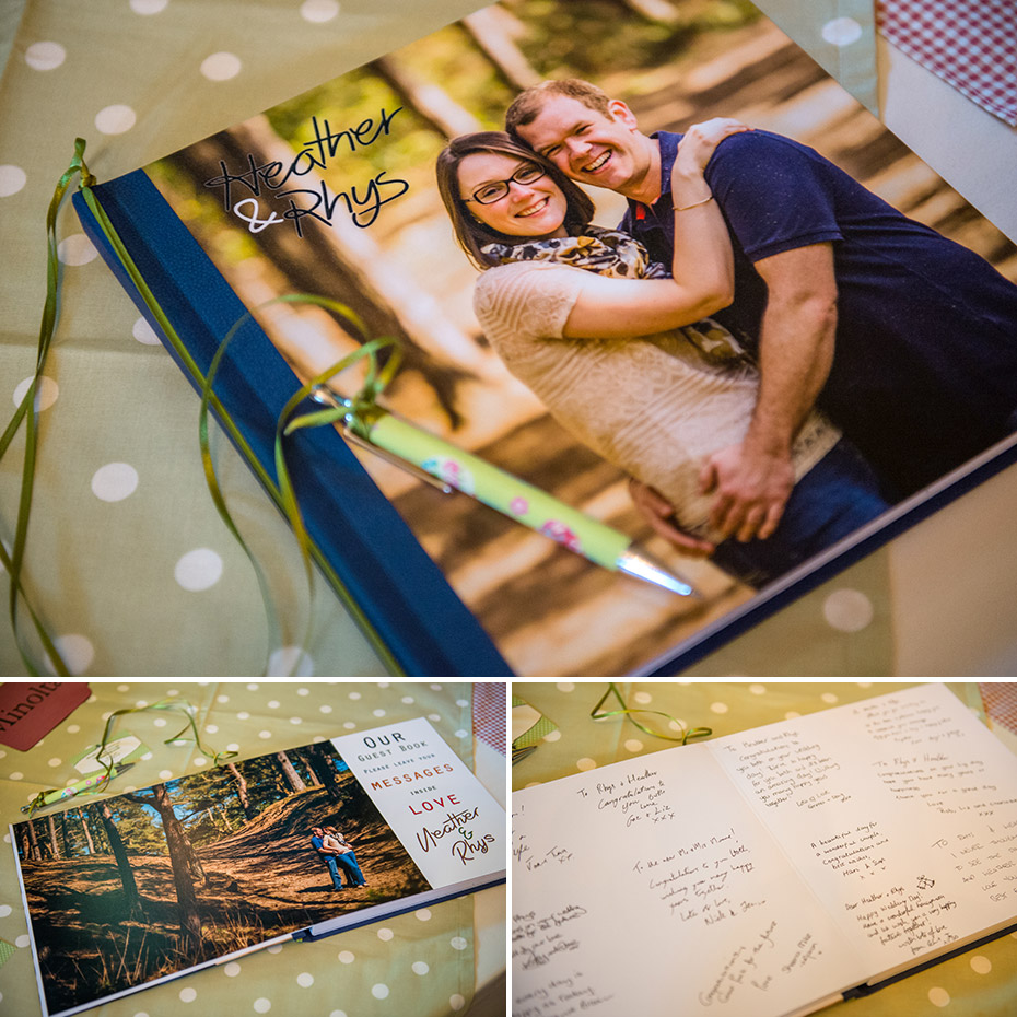 Personalised Wedding Guests books Matthew Rycraft Photography