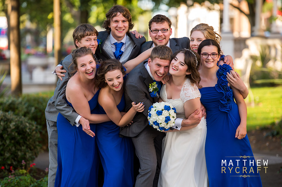 Wedding Party Photograph