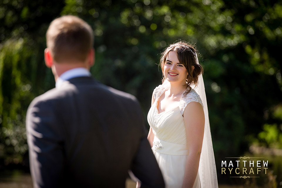 Bride Looking at Groom